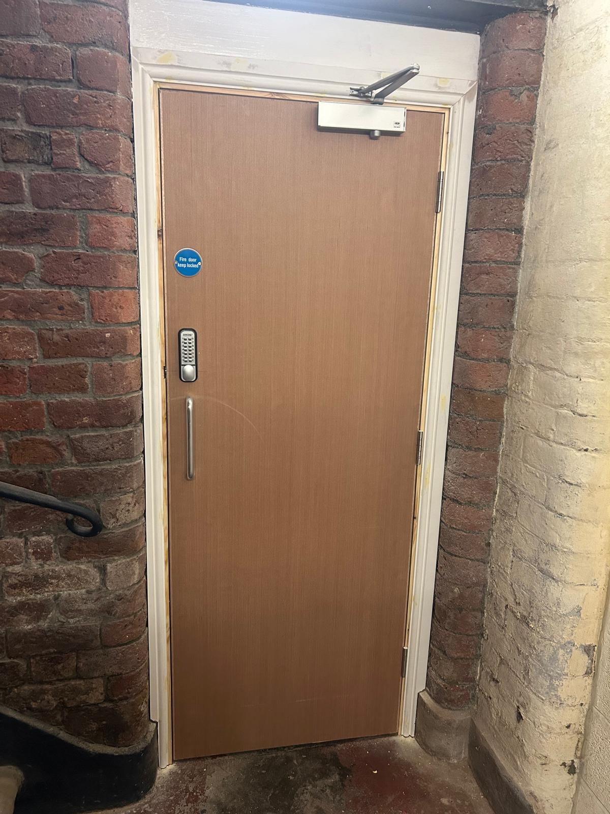 After — Fire door replacement by D2 Joinery, Liverpool